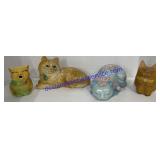 Misc Cat Figurines 9"