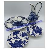 Decorative Pitcher & Plates