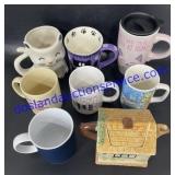 8 Coffee Mugs
