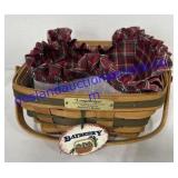 9"x9"x4" Longaberger Bayberry Basket