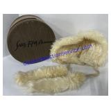 Dyed Italian Lamb Saks Fifth Avenue Hat