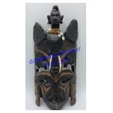 Nigerian Collection Wazobia Ebony Mask 12"