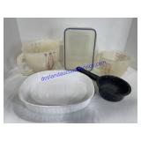 Misc Kitchenware -Casserole , Measuring Cups ,