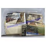 Tote of Vintage Post Cards