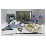 Decorative Bowl, Fan, Display Pieces