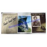 Sheet Music & Barn Picture