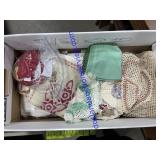 Box of Misc Doilies