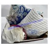 Bog of Misc Pillows & Hanky