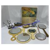 Vintage Mirrors , Hair Brushes , Clippers & More