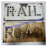 Antique Rail Road Crossing Reflective Sign