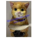 Cat Cookie Jar 11"