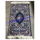 Magnificent Navy 2x4 Entry Rug