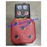 Lady Bug Garden Decor 9"