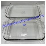Anchor Ovenware Baking Dishes 8"x11" & 9"x13"