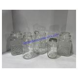 Glass Pitcher , Lidded Mason Jar & Kitchen