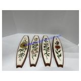 Vintage Floral Wall Decor 18" Long