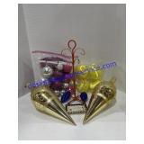 Over Sized Christmas Bulbs , Coffee Cup Tree &