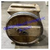 Antique Wood Barrel Butter Churn 15" Tall