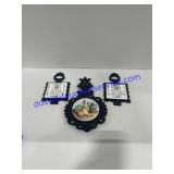 Cast Iron Trivets W/ Ceramic Tile Photos