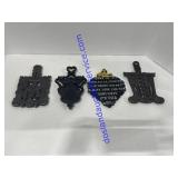 Cast Iron Trivets & Home Saying Trivet