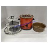 Small Crock Pot , Ceramic Casserole & Dessert