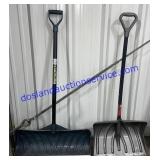 Pair of Snow Shovels