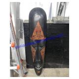 Large Wooden Face Mask (43")
