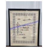 Cross-Stitched Picture (15 x 12)