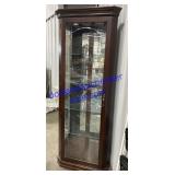 Lighted Corner Curio (72 x 29 x 19) Nice!