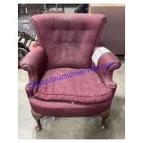 Burgundy Sitting Chair (33")