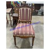 Vintage Chair on Wheels (35")