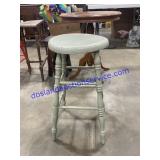 Gray Wooden Stool (24")