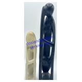 Pair of Genuine Besmo Hand Carved Kenyan