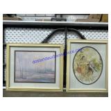 Pair of Decorative Prints (24 x 21 & 21 x 18)