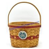 Longaberger 1997 Snowflake Basket (9 x 9 x 7)