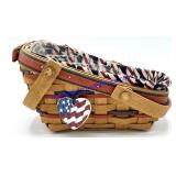 Longaberger 1996 Patriotic Basket (8 x 5 x 5)
