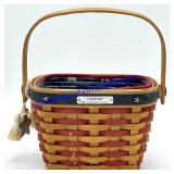 Small Longaberger 2000 Inaugural Basket (6 x 4 x