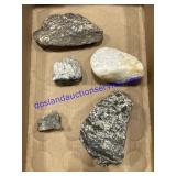 Lot of (5) Rock Chunks