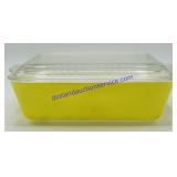 Vintage Pyrex Yellow Refrigerator Dish