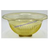 Vintage Amber Depression Glass Mixing Bowl