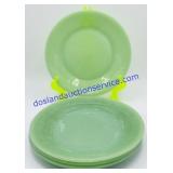 Lot of (4) Vintage Fire King Jade-ite 9" Plates