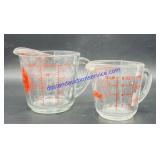 Pair of Glass Measuring Cups