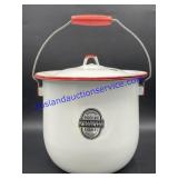 Kanawha Porcelain Enamel Chamber Pot (