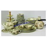 Vernonware Raffia Pattern Dinnerware