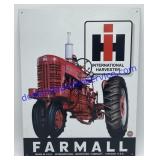 Metal IH Farmall Sign (16 x 12)