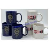 Lot of (6) Case IH & UAW Coffee Mugs