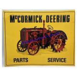 Metal McCormick Deering Sign (14 x 11)