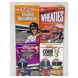 Lot of (4) NASCAR Themed Cereal Boxes
