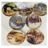 Lot of (7) Collectible Deer Plates