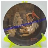 Norman Rockwell Decorative Plate " The Ship